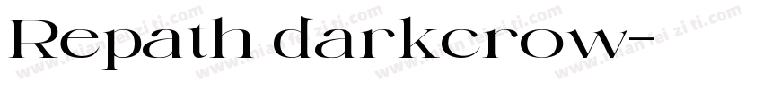 Repath darkcrow字体转换